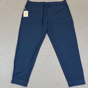 Original Penguin Sport Joggers Men XXL Blue Moisture Wicking Pants Golf NWT